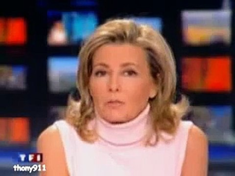 Claire Chazal mélange deux reportages