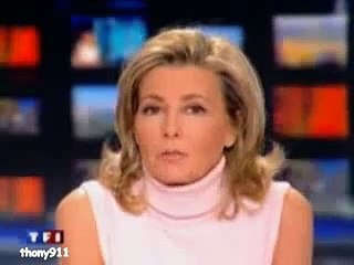 Claire Chazal mélange deux reportages