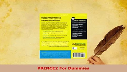 Download  PRINCE2 For Dummies  Read Online