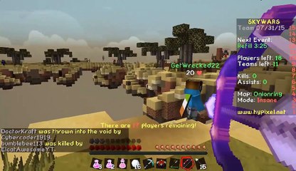 PANDA HACKER? (Minecraft SkyWars)