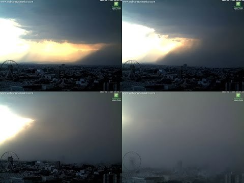 Huge Ash Cloud Rolls Through Puebla Following Popocatepetl Eruption