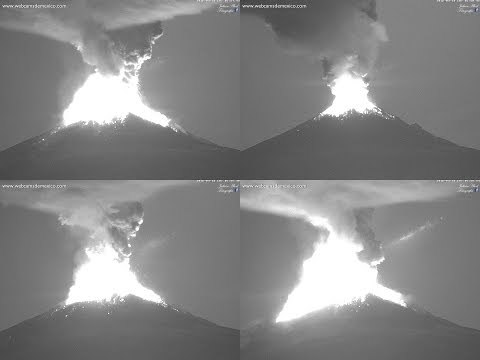 Popocatepetl Spews Ash and Lava in Overnight Eruption