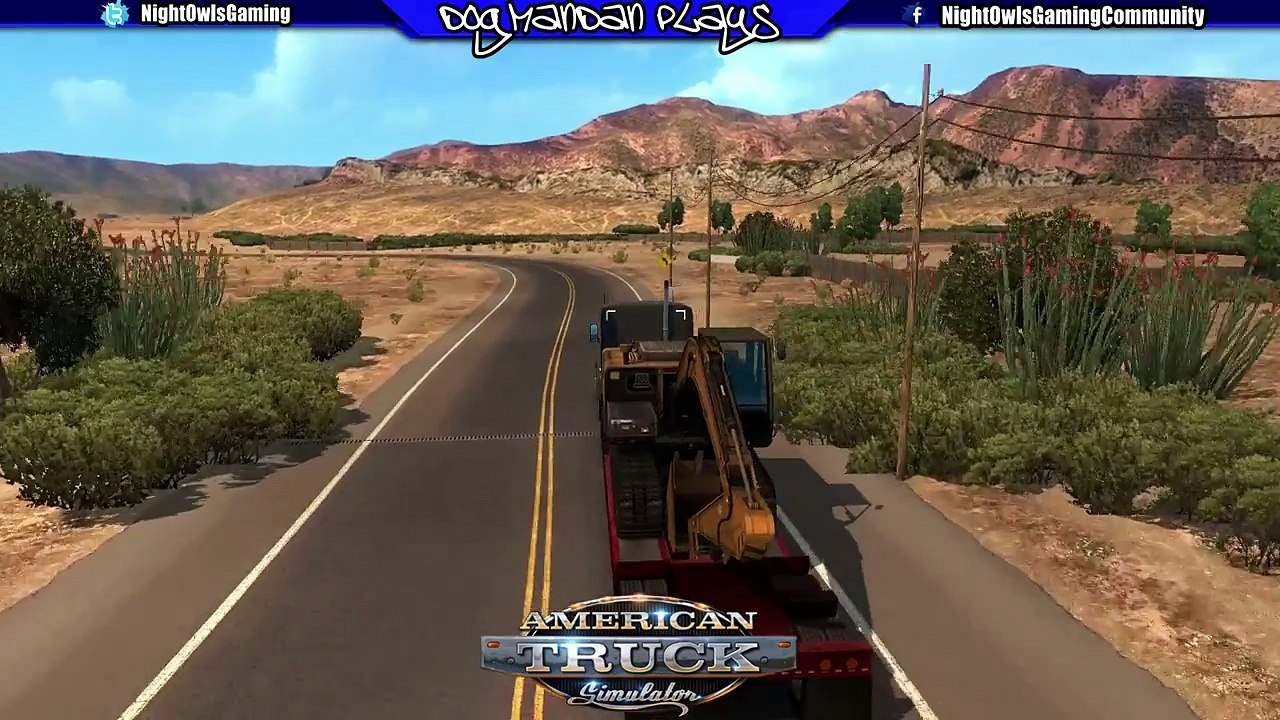 American Truck Simulator: Rolling Through the Nevada Desert
