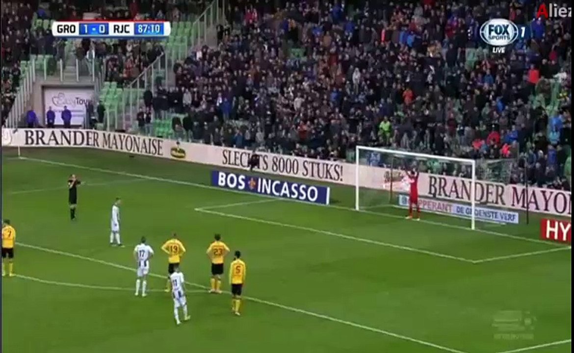 Albert Rusnak Missed Penalty - FC Groningen 1-0 Roda JC Kerkrade 19.04.2016