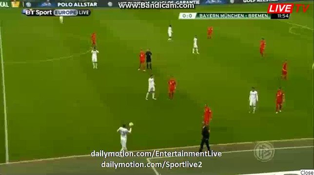 Bayern Munchen 1st BIG Chance - Bayern Munchen 0-0 Werder DFB Lokal