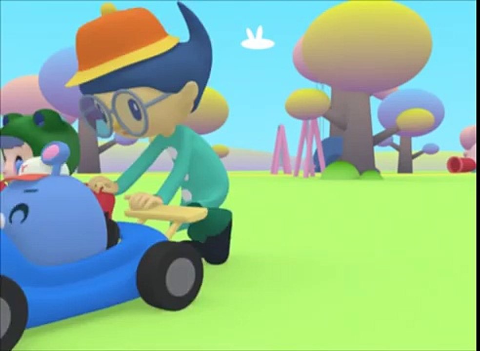 Çizgi film - Rubi ve Jojo - Araba - Pepee, Caillou ve Pocoyo sevenler için