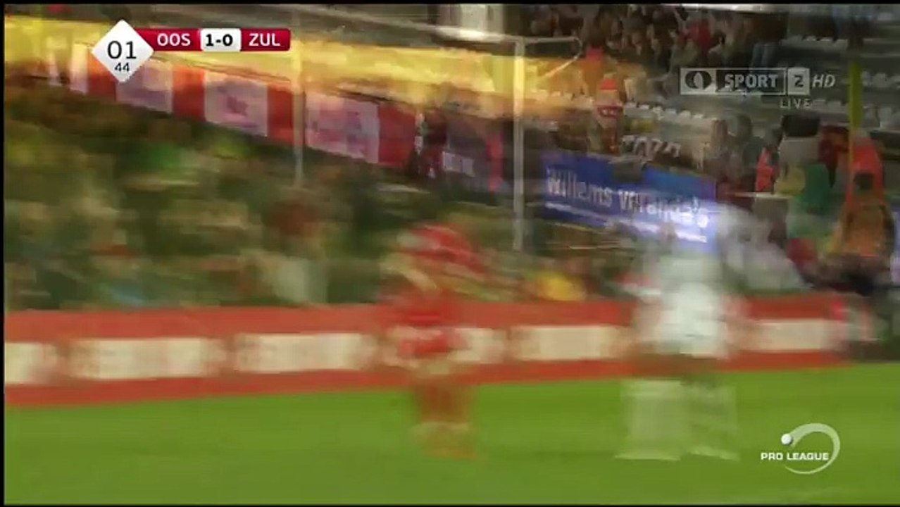 Yassine El Ghanassy Goal HD - Oostende 1-0 Waregem - 19-04-2016