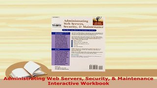 Download  Administrating Web Servers Security  Maintenance Interactive Workbook  EBook