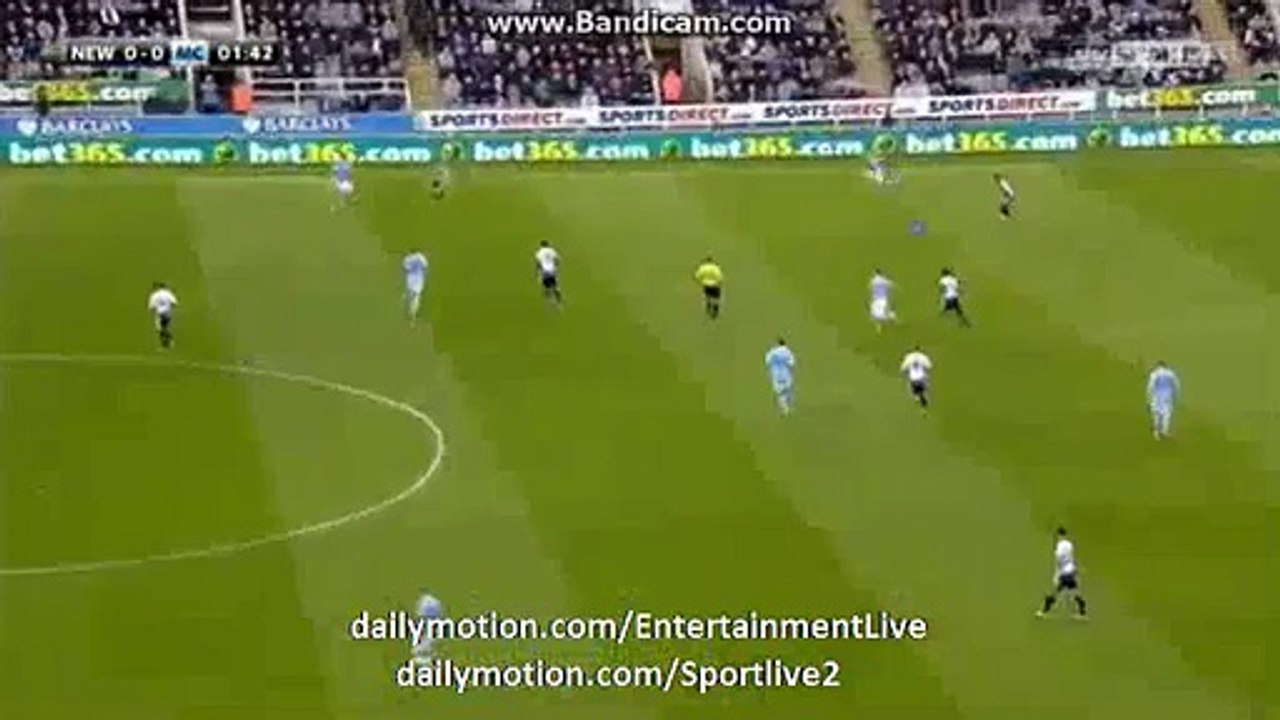 Sergio Aguero Fantastic Chance HD - Newcastle vs Mannchester City 19-04-2016