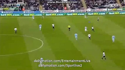 Sergio Aguero Fantastic Chance HD - Newcastle vs Mannchester City 19-04-2016