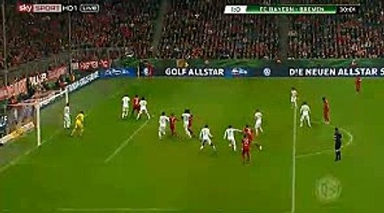 Thomas Müller Goal HD - Bayern Munich 1-0 Werder Bremen -19-04-2016