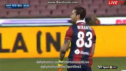Marek Hamsik Incredible MISS HD - Napoli vs Bologna - 19.04.2016