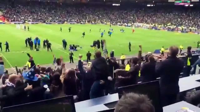 The Queen Is So Happy With The Glasgow Rangers Win Over Celtic