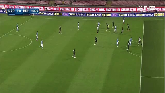 Manolo Gabbiadini Goal - Napoli vs Bologna 1-0 Serie A 2016