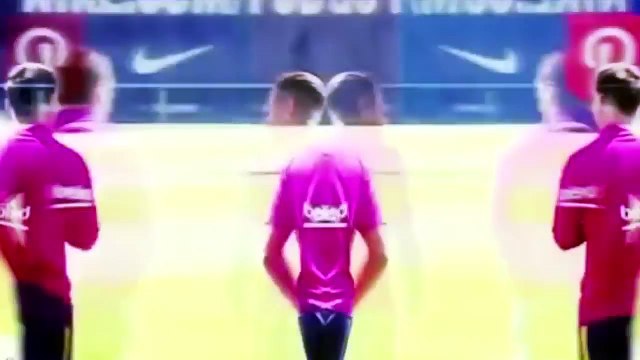 Messi,Luis Suarez and Dani Alves making fun of Neymar's new look