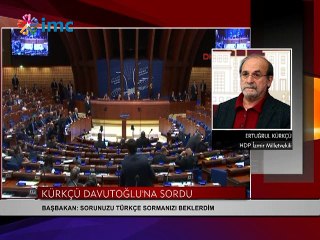 Davutoğlu'nun 'Türkçe' tepkisine Kürkçü'den yanıt