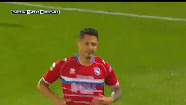 Gianluca Lapadula Goal HD - Spezia 0-1 Pescara - 19-04-2016