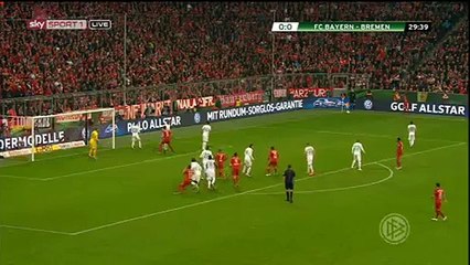 Half Time Goals - Bayern Munich 1-0 Werder Bremen 19-04-2016