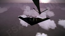 FSX Northrop Grumman B-2 Spirit Stealth Bomber Air Refueling