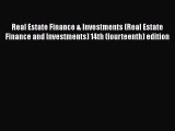 [Read book] Real Estate Finance & Investments (Real Estate Finance and Investments) 14th (fourteenth)