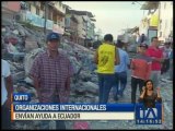 Organizaciones internacionales envían ayuda a Ecuador