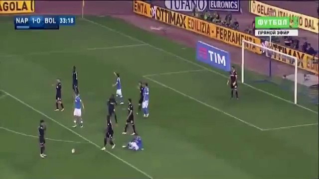 Manolo Gabbiadini Goal - Napoli vs Bologna 2-0 Serie A 2016