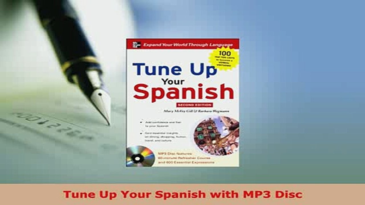 PDF  Tune Up Your Spanish with MP3 Disc Read Online