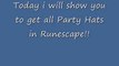 How to get free Party hats in Runescape!!!