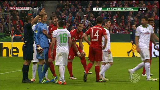 David Alaba Goal Annulled HD - Bayern Munich 1-0 Werder ...