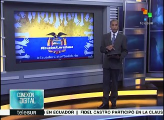 teleSUR despliega cobertura para informar de la situación en Ecuador