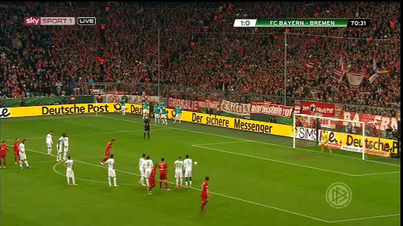 Thomas Muller Goal HD - Bayern Munich 2-0 Werder Bremen - 19-04-2016
