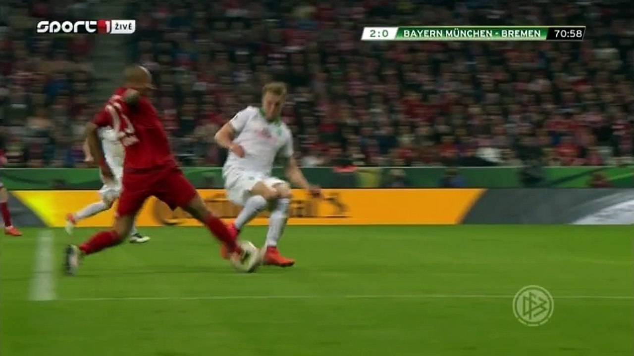 2-0 Thomas Müller Penalty Goal Germany  DFB Pokal  Semifinal - 19.04.2016, Bayern München 2-0 Werder Bremen