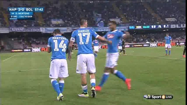 Dries Mertens Goal HD - Napoli 3-0 Bologna - 19-04-2016