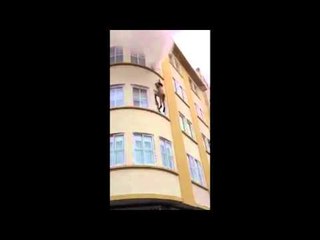 Woman Falls From Burning Building in Northwest Spain