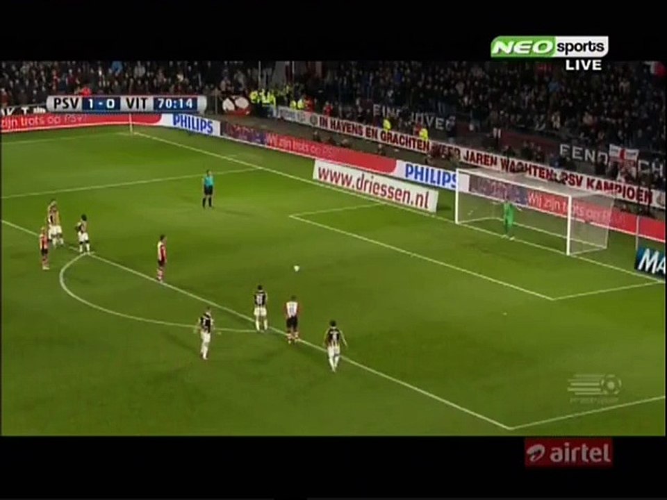 Luuk de Jong Penalty Goal HD – PSV 2-0 Vitesse - 19.04.2016 HD