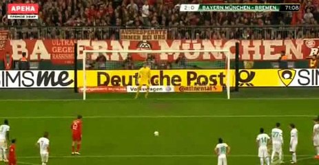 Thomas Muller Goal HD - Bayern Munich 1-0 Werder Bremen - 19-04-2016