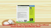 PDF  QuickBooks 2016 The Missing Manual The Official Intuit Guide to QuickBooks 2016 Download Full Ebook