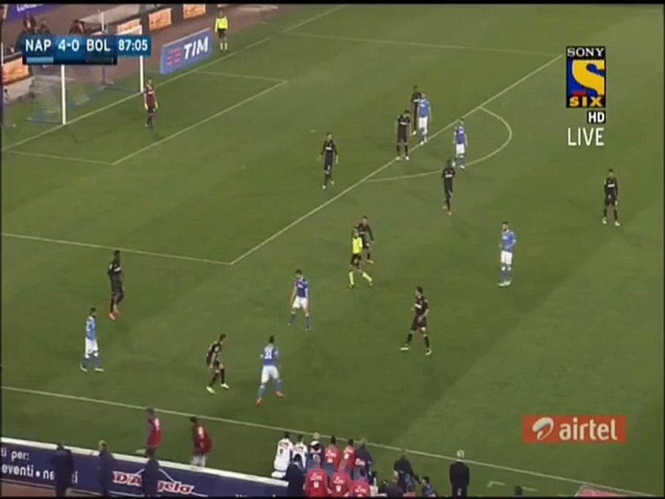 Dries Mertens Hattrick Goal HD u2013 Napoli 5-0 Bologna - 19.04.2016 HD