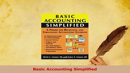 PDF  Basic Accounting Simplified Read Full Ebook