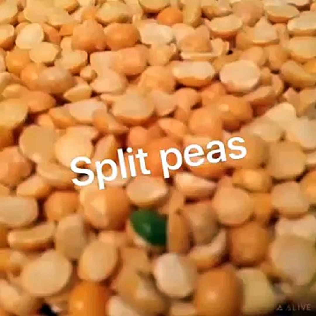 How to prepare yellow split peas for Dhall/Soups