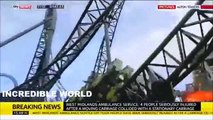 Mobile Phone Footage Of Alton Towers Roller Coaster Crash Live Updates After Collision On