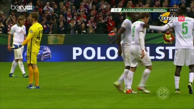 مشاهده اهداف بايرن ميونخ و فيردر بريمن اليوم 19/4/2016 كاس المانيا