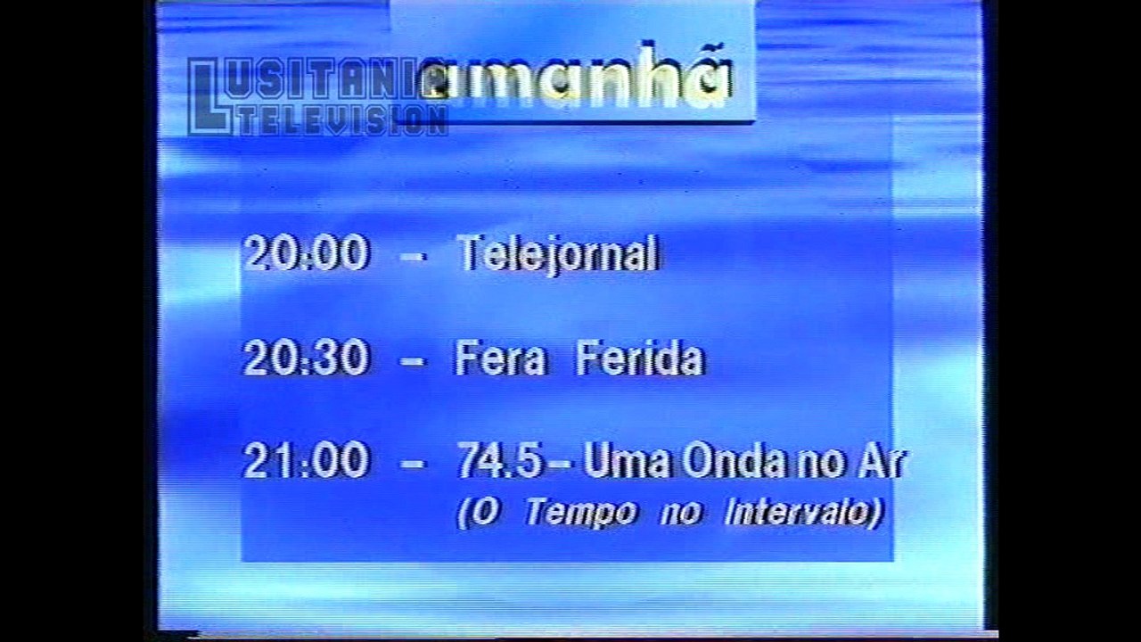 canal1 programação + fim emissao 24-12-1994