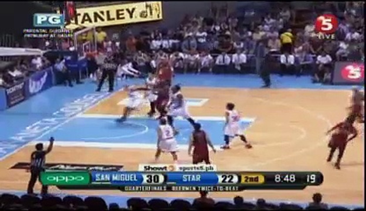 San Miguel vs Star Hotshots April 18 2016 2nd Quarter
