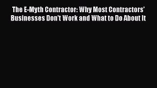 [Read book] The E-Myth Contractor: Why Most Contractors' Businesses Don't Work and What to