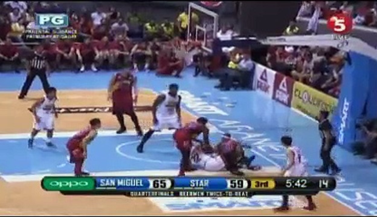 San Miguel vs Star Hotshots April 18 2016 3rd Quarter