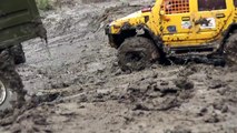 RC TRUCKS OFF Road MUD Terrain Scale model: MAN Truck 6x6, Hummer, Tamiya Pajero, Axial, H