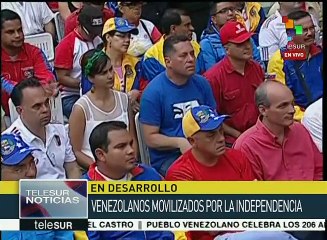 Venezolanos conmemoran 206 años de independencia
