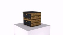 Cinema 4D Minecraft Kitchen Models - V1 - (Countertops, Fridges, Userdata)