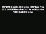 [Read book] PMP EXAM Simplified-5th Edition- (PMP Exam Prep 2013 and CAPM Exam Prep 2013 Series)